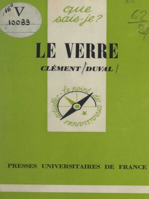 cover image of Le verre